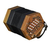 Trinity College AP-1230 30-button anglo-style Concertina, colore: noce