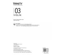 Trinity College London Violin Exam Pieces From 2020: Grade 3 (part only)