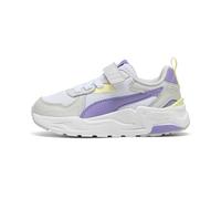 PUMA Trinity Lite AC+ PS, Sneaker, White-Lavender Alert-Glacial Gray, 31 EU