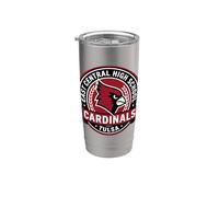 Trinity Love Clothing Co. - Alti cardinali centrali orientali Tulsa Bicchiere termico in acciaio inox doppia parete