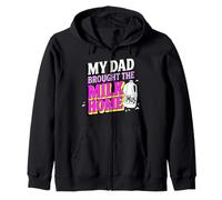 Trinity Love Clothing Co. Mio Padre ha portato Il Latte a casa Felpa con Cappuccio