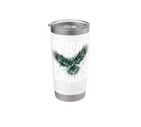 Trinity Love Clothing Co.Tulsa Edison Eagles Guerra Cry luce Bicchiere termico in acciaio inox doppia parete