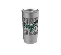 Trinity Love Clothing Co. Tulsa Edison Eagles War Cry grigio Bicchiere termico in acciaio inox doppia parete
