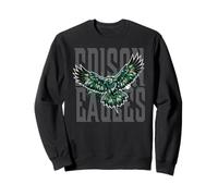 Trinity Love Clothing Co. Tulsa Edison Eagles War Cry Grigio Felpa
