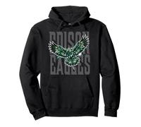 Trinity Love Clothing Co. Tulsa Edison Eagles War Cry Grigio Felpa con Cappuccio