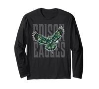 Trinity Love Clothing Co. Tulsa Edison Eagles War Cry Grigio Maglia a Manica
