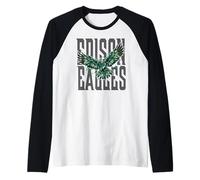 Trinity Love Clothing Co. Tulsa Edison Eagles War Cry Grigio Maglia con Maniche Raglan