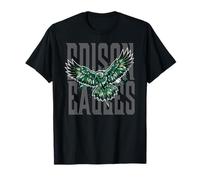 Trinity Love Clothing Co. Tulsa Edison Eagles War Cry Grigio Maglietta