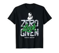Trinity Love Clothing Co. Zero Fortuna Data Piena Maglietta con Stampa Grafica Economica