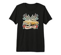 Trinity Love Clothing Company Fast Luck Rock-a-Billy Punk Maglietta Premium
