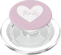 Trinity rosa nome cuore amore donna ragazza amica personalizzata PopSockets PopGrip per MagSafe