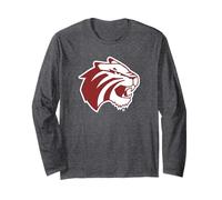 Trinity University Tiger Head Logo Maglia a Manica