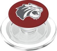 Trinity University Tiger Head Logo PopSockets PopGrip per MagSafe