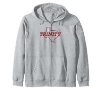 Trinity University Tigers State of Texas Logo Felpa con Cappuccio