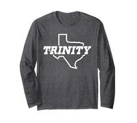 Trinity University Tigers State of Texas Logo Maglia a Manica