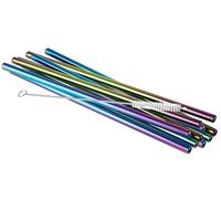 Trinkhalmset Regenbogen 11tlg