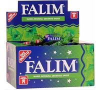 Trinovi Falim - Gomma da masticare senza zucchero, gusto menta, confezione da 100 pezzi, gusto rinfrescante, freschezza a lunga durata, Sugarless Plain Chewing Gum con menta Flavor in scatola