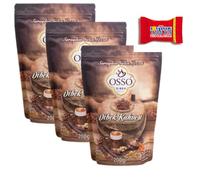 Trinovi Osso Caffè Ottomano Macinato Turco, 3 X 200g, Caffè Ottomano Macinato Tradizionale - Appena Macinato - Caffè Ottomano Aromatico - Caffè Macinato Ottomano - Caffè Tostato Aromatizzato