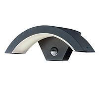 Ohio applique led alluminio arco con sensore movimento Grigio 20x30 Moderno LED