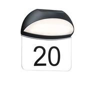 Trio 228360142 Muga Lampada da Parete LED da Esterno in Alluminio Pressofuso, Vetro di Sicurezza Trasparente, Antracite