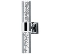 Applique a parete led bagno doppia luce cromo bolle BOLSA 282410206