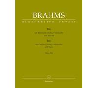 Trio 5 a di Moll OP 114 - arrangiamento per Clarinetto - Violoncello - Pianoforte [Note musicali/holzweißig] Compositore: Brahms Giovanni
