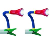 Trio 5028010-17 Lampada Tubolare da Lettura, Multicolore (Confezione da 2)