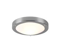 Condus plafoniera bagno tonda cromata vetro d.32 Moderno E27