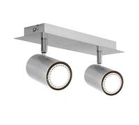 Trio-Leuchten Faretto da soffitto Marley 2x GU10 35 W Nichel 30 cm Metallo