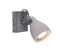 Trio 802500178 Concrete Faretto, 1x42 Watt, Calcestruzzo, 10x15x18 cm