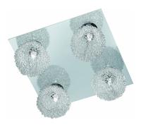 Trio 813230406 Sistema circolare Incluso 4 x 40 W, G9, 32 x 32 cm, in cromo con