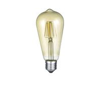 Trio 987-679 Wire Lampadina LED, Pera, 6 W, Fume, Diametro 6.4 cm