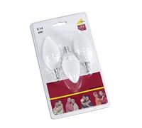 Trio 989-43 Lampadina LED, Oliva, 4 W, Blister da 3 Pezzi, Bianco, Diametro 3.7 cm