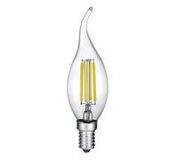 Trio 990-400 Lampadina LED, Fiamma, 4 W, Trasparente, Diametro 3.5 cm