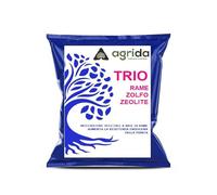Trio AgriDA Fertilizzante Naturale 500g - Rame, Zeolite e Zolfo - Supporto per Crescita Orto, Frutteto e Piante - Migliora Salute e Terreno - Ideale per Giardinaggio e Agricoltura