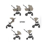 Trio Anex Iq Premium 3 in 1 Con Seggiolino Auto Cosmo Sandy