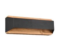 Applique ARINO legno naturale con fascia nera 224819132