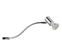TRIO LIGHTING APPLIQUE GIADA ORIENTABILE DA AVVITARE SU SPECCHIO LAMPADINA ESCLU