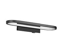 TRIO Leuchten Gianni lampada da parete LED, 3000 K, 1 x 17 W La: 40 A: 7 P: 14 cm, 283770132, Gianni [Lampade per Interni > Lampade a Parete]