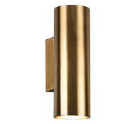 Applique a parete MARLEY cilindro metallo ottone anticato 212400204