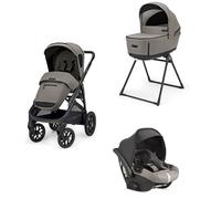 Trio Aptica XT Con Seggiolino Auto Darwin Recline e Telaio Total Black Colore Tu
