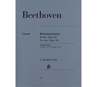 Trio B-Dur op. 11 (Gassenhauer) und Es-Dur op.38. Klarinette (oder Violine), Violoncello, Klavier