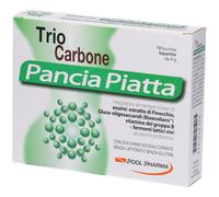 Trio Carbone Pancia Piatta Integratore Contro Gonfiore Addominale 10 Bustine