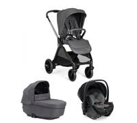Trio Chicco Bellagio 2 Gran Cmfort Con Sedia First Seat Recline Black Satin