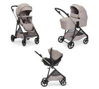 Trio Chicco Seety 2 con Seggiolino Kory Essential i-Size Sandshell Portata 22 Kg