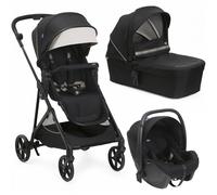 Trio Chicco Seety Etna Black con Seggiolino Kory Essential i-Size Black Portata 22 Kg