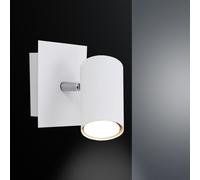 TRIO Clayton faretto a parete 1 luce, 802400101, Marley [Lampade per Interni > Punti Luce e Faretti]
