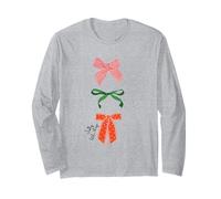 Trio di Fiocchi Natalizi retrò Jolly Little Things Holiday Design Maglia a Manica