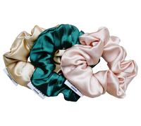 Trio di Scrunchie in Seta per Stile e Protezione