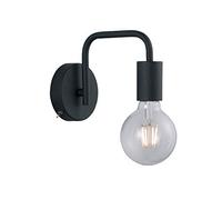 Applique a parete tubo metallo DIALLO 208070132 nero